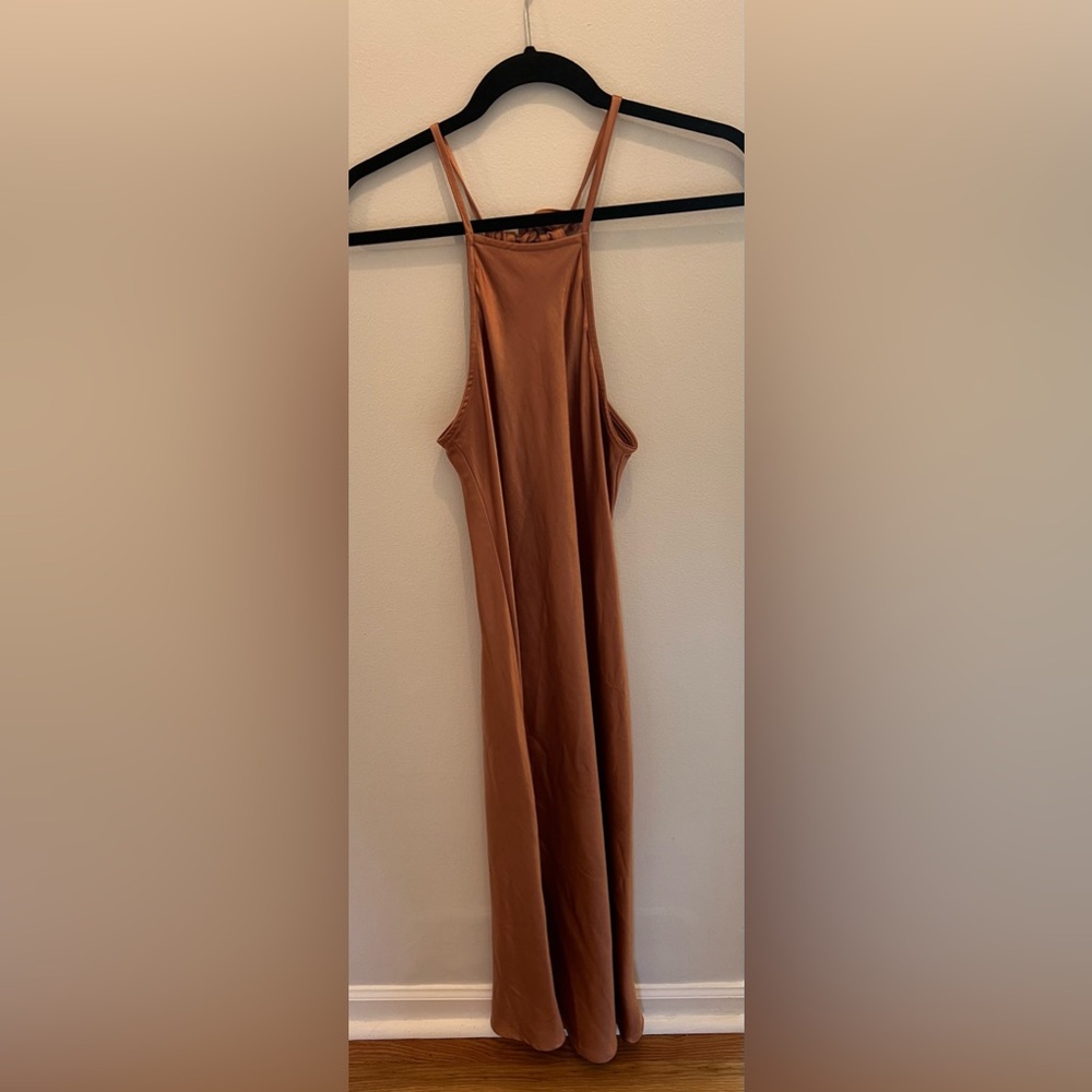 Bohme Burnt Orange Maxi Dress